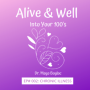 Ep #002: Chronic Illness - Alive & Well Into Your 100s with Maya Baylac and host Ian Grove